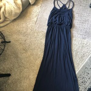 Navy Papermoon Maxi Dress